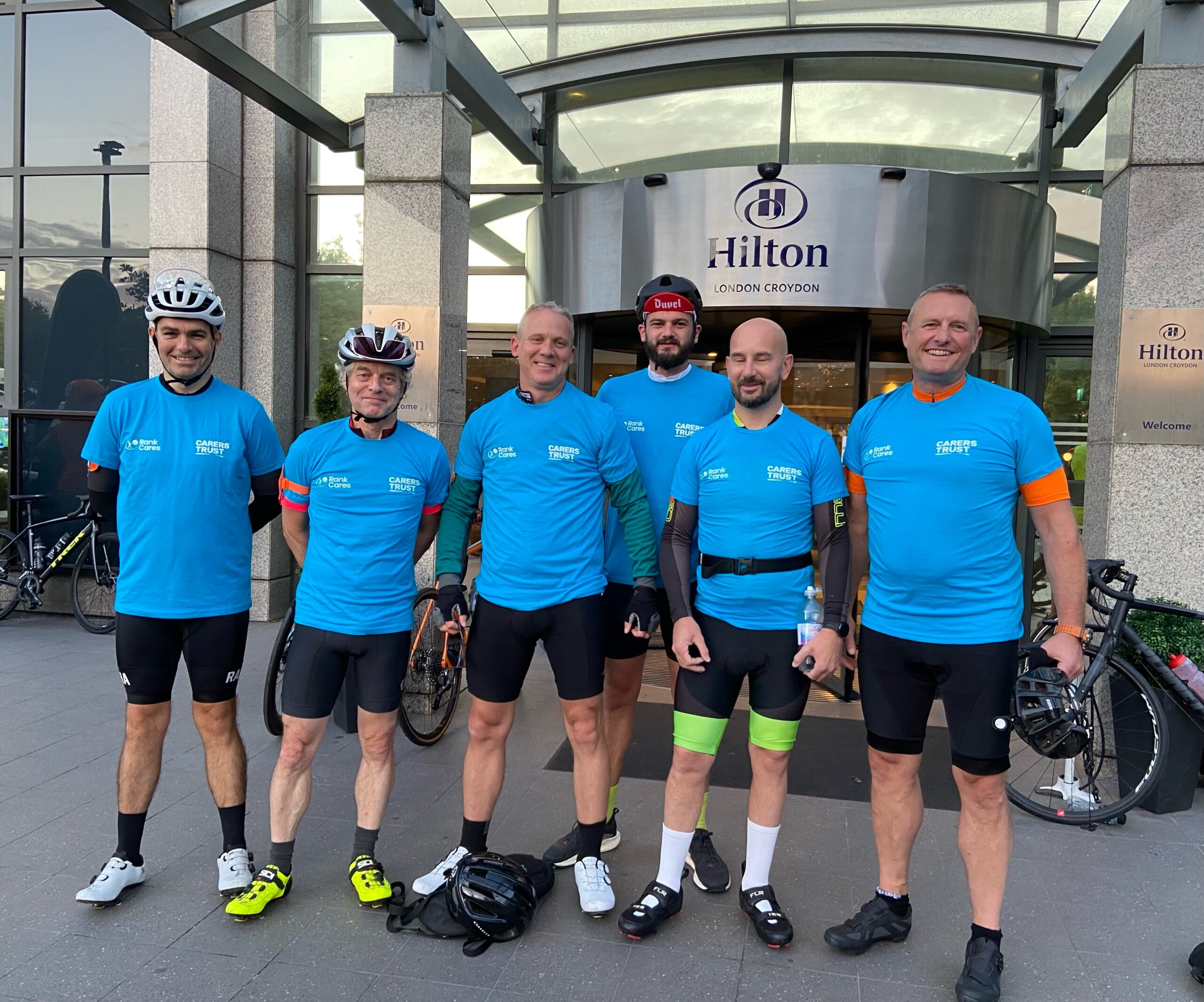 Rank colleagues go the distance…